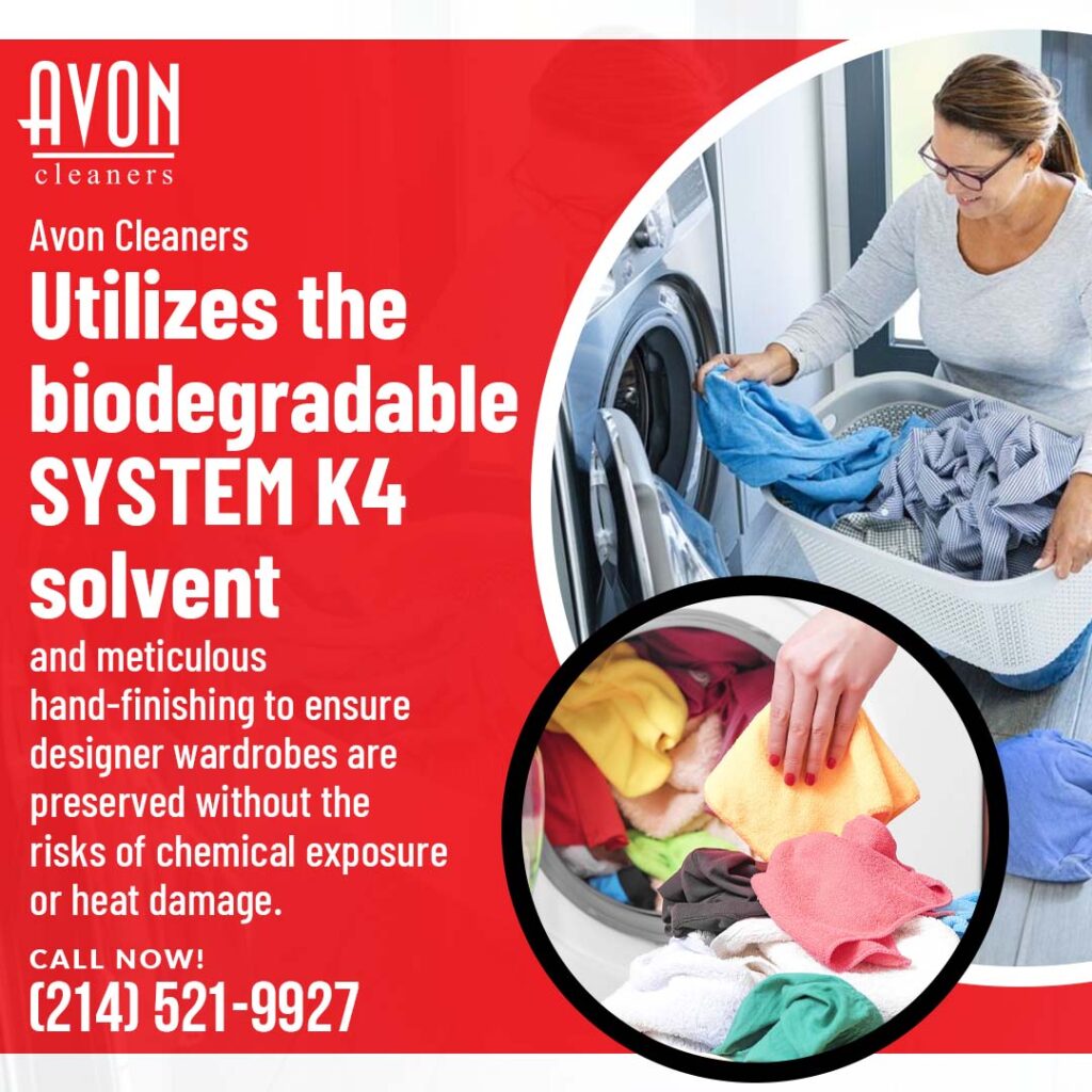 Biodegradable system K4 solvent- Avon Cleaners Hillcrest